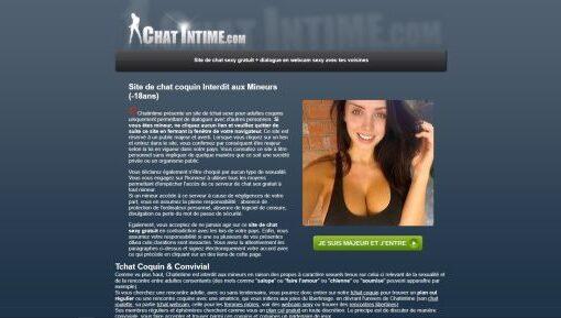 chatintime est un site de Chat sexe gratuit sans inscription pour faire des rencontres partout en France !