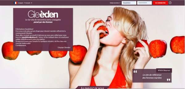 GlEEDEN, applicationrencontre adultère