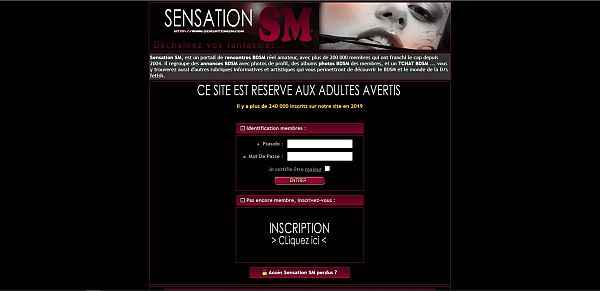 SensationSM : tchat SM en France pour rencontre