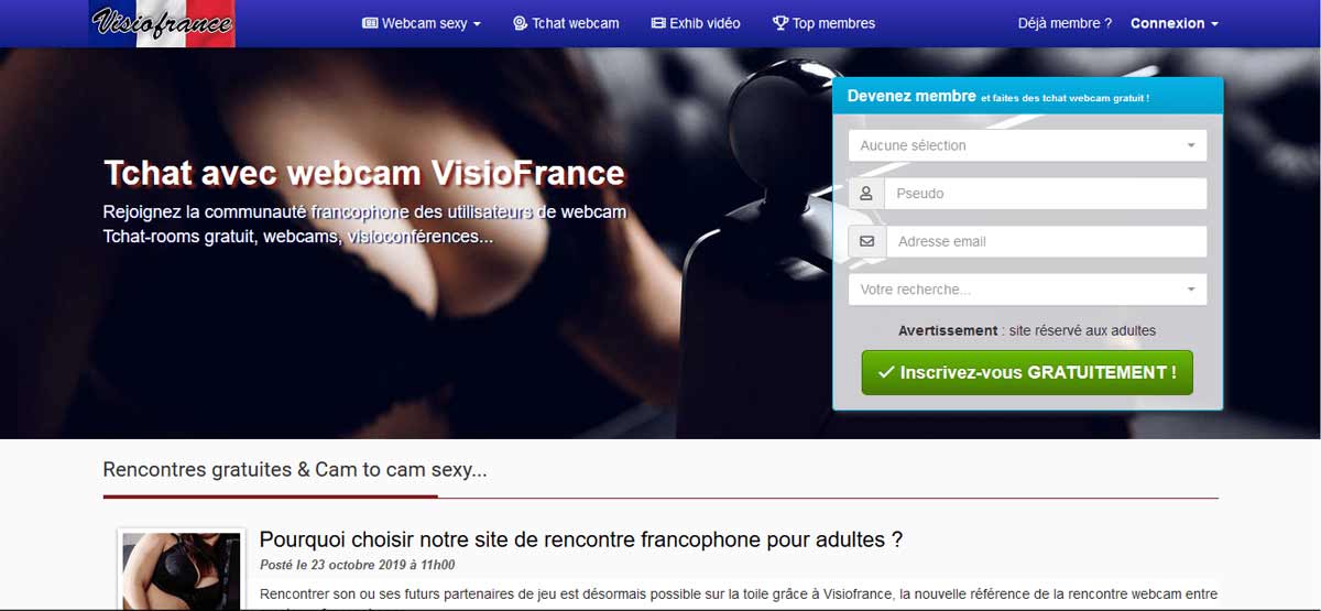 visioFrance : rencontre ebcam