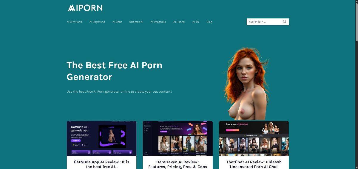 Aaiporn.com : le générateur de petite amie virtuelle IA NSFW