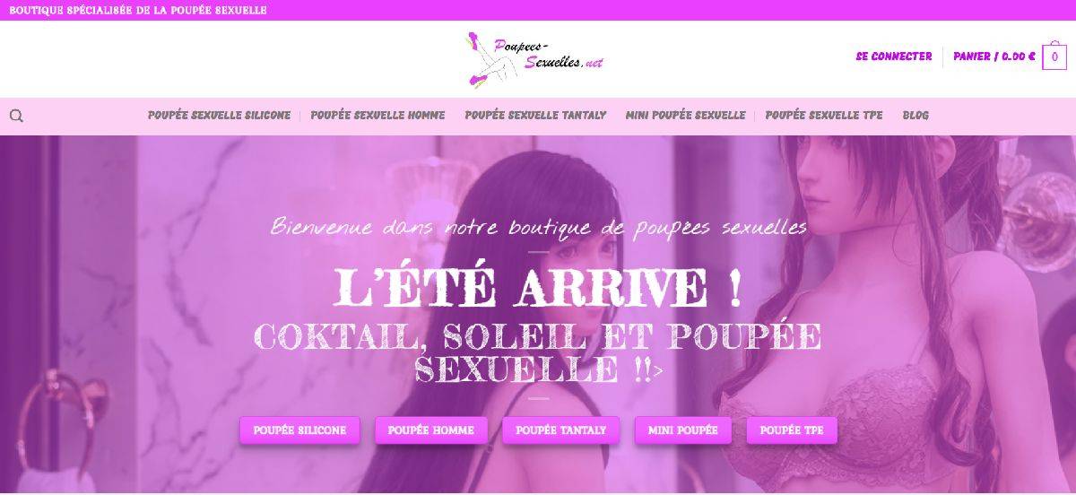 La boutique de poup&ées sexuerlles pour trouver votre partenaire idéale
